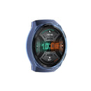 For Huawei Watch GT 2e Transparent TPU Silicone Watch Case(Transparent Blue)