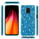 For Xiaomi Redmi Note 9 Pro Glitter Powder Shockproof TPU Protective Case(Rose Gold)