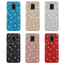For Xiaomi Redmi Note 9 Pro Glitter Powder Shockproof TPU Protective Case(Rose Gold)