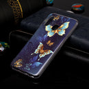 For Samsung Galaxy A20e Luminous TPU Soft Protective Case(Double Butterflies)