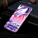 For iPhone SE 2022 / SE 2020 / 8 / 7 Luminous TPU Soft Protective Case(Seven Wolves)