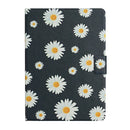 For Amazon Kindle Fire HD 8 (2020) Flower Pattern Horizontal Flip Leather Case with Card Slots & Holder(Small Daisies)