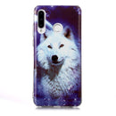 For Huawei P30 Lite Luminous TPU Soft Protective Case(Starry Sky Wolf)