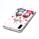 For Huawei P30 Lite Luminous TPU Soft Protective Case(Couple Unicorn)
