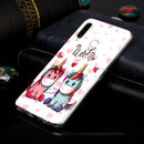 For Huawei P30 Lite Luminous TPU Soft Protective Case(Couple Unicorn)