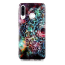 For Huawei P30 Lite Luminous TPU Soft Protective Case(Mandala Flower)