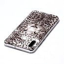 For Huawei P30 Lite Luminous TPU Soft Protective Case(Leopard Tiger)