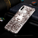 For Huawei P30 Lite Luminous TPU Soft Protective Case(Leopard Tiger)