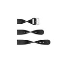 22mm Universal Silver Buckle Silicone Watch Band, Size:L(Blue Sky)