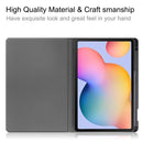 For Samsung Galaxy Tab S6 Lite P610 / P615 Cowhide Texture TPU Tablet Horizontal Flip Leather Case with Holder & Sleep / Wake-Up Function & Pen Slot(Black)