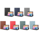 For Samsung Galaxy Tab S6 Lite P610 / P615 Cowhide Texture TPU Tablet Horizontal Flip Leather Case with Holder & Sleep / Wake-Up Function & Pen Slot(Black)