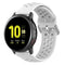 20mm Universal Sport Silicone Watch Band(White)
