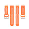 20mm Universal Sport Silicone Watch Band(Orange)