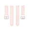 20mm Universal Sport Silicone Watch Band(Pink)