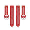 20mm Universal Sport Silicone Watch Band(Red)
