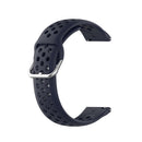 20mm Universal Sport Silicone Watch Band(Dark Blue)
