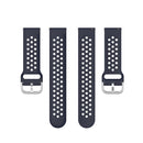 20mm Universal Sport Silicone Watch Band(Dark Blue)