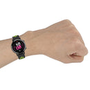 20mm Universal Sports Two Colors Silicone Replacement Strap Watchband(Red Grey)