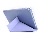 For iPad Air 2 Airbag Deformation Horizontal Flip Leather Case with Holder & Pen Holder(Purple)