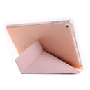 For iPad Air 2 Airbag Deformation Horizontal Flip Leather Case with Holder & Pen Holder(Pink)