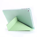 For iPad Air 2 Airbag Deformation Horizontal Flip Leather Case with Holder & Pen Holder(Mint Green)
