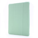 For iPad 9.7 (2018) & (2017) Airbag Horizontal Flip Leather Case with Three-fold Holder & Pen Holder(Mint Green)