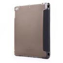 For iPad 9.7 (2018) & (2017) Airbag Horizontal Flip Leather Case with Three-fold Holder & Pen Holder(Black)