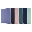 For iPad 9.7 (2018) & (2017) Airbag Horizontal Flip Leather Case with Three-fold Holder & Pen Holder(Black)