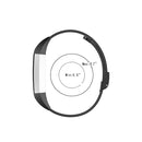 For Fitbit Alta / Alta HR / ACE Watch Button Mesh Metal Replacement Strap Watchband, Size:L(Black)