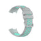 For Fitbit Charge 4 / Charge 3 / Charge 3 SE Watch Button Two Colors Silicone Replacement Strap Watchband(Grey Teal)