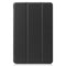 For Huawei MatePad 10.4 Custer Pattern Pure Color Tablet Horizontal Flip Leather Case with Three-folding Holder & Sleep / Wake-up Function(Black)