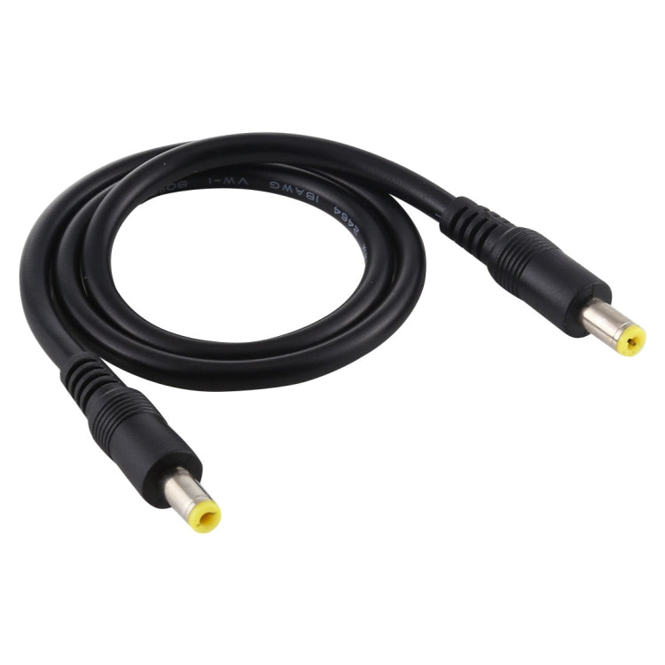 DC Power Plug 5.5 x 2.5mm Male to Male Adapter Connector Cable, Cable Length:1.5m(Black)