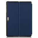 For Microsoft Surface Go 2 / Surface Go Voltage Elastic Texture Horizontal Flip Leather Case with Holder(Dark Blue)