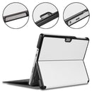 For Microsoft Surface Go 2 / Surface Go Voltage Elastic Texture Horizontal Flip Leather Case with Holder(White)