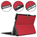For Microsoft Surface Go 2 / Surface Go Voltage Elastic Texture Horizontal Flip Leather Case with Holder(Red)