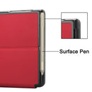 For Microsoft Surface Go 2 / Surface Go Voltage Elastic Texture Horizontal Flip Leather Case with Holder(Red)