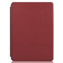 For Microsoft Surface Go 2 / Surface Go Voltage Elastic Texture Horizontal Flip Leather Case with Holder(Wine Red)