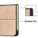 For Microsoft Surface Go 2 / Surface Go Voltage Elastic Texture Horizontal Flip Leather Case with Holder(Rose Gold)