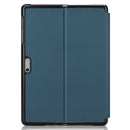 For Microsoft Surface Go 2 / Surface Go Voltage Elastic Texture Horizontal Flip Leather Case with Holder(Dark Green)