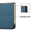 For Microsoft Surface Go 2 / Surface Go Voltage Elastic Texture Horizontal Flip Leather Case with Holder(Dark Green)