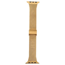 For Apple Watch Series 7 41mm / 6 & SE & 5 & 4 40mm / 3 & 2 & 1 38mm Milanese Stainless Steel Watch Band(Gold)