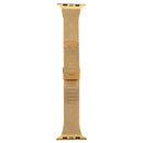 For Apple Watch Series 7 41mm / 6 & SE & 5 & 4 40mm / 3 & 2 & 1 38mm Milanese Stainless Steel Watch Band(Gold)