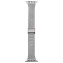 For Apple Watch Series 7 41mm / 6 & SE & 5 & 4 40mm / 3 & 2 & 1 38mm Milanese Stainless Steel Watch Band(Silver)