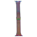 For Apple Watch Series 7 41mm / 6 & SE & 5 & 4 40mm / 3 & 2 & 1 38mm Milanese Stainless Steel Watch Band(Colour)