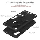 For Samsung Galaxy A11 / M11 2 in 1 Armour Series PC + TPU Protective Case with Ring Holder(Rose Gold)