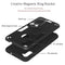 For Samsung Galaxy A11 / M11 2 in 1 Armour Series PC + TPU Protective Case with Ring Holder(Rose Gold)