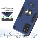 For Samsung Galaxy A31 2 in 1 Armour Series PC + TPU Protective Case with Ring Holder(Dark Green)