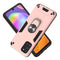 For Samsung Galaxy A31 2 in 1 Armour Series PC + TPU Protective Case with Ring Holder(Rose Gold)