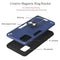 For Samsung Galaxy A31 2 in 1 Armour Series PC + TPU Protective Case with Ring Holder(Rose Gold)