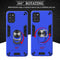 For Samsung Galaxy A31 2 in 1 Armour Series PC + TPU Protective Case with Ring Holder(Rose Gold)
